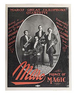 MARO (WALTER TRUMAN BEST). Maro’s Great Saxophone Quartette. Maro Prince of Magic.