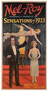 MEL-ROY (GEORGE HOLLY). Mel-Roy Personally Presents His Sensations of 1933.