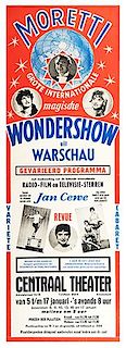 MORETTI. Moretti Grote Internationale Machische Wondershow.