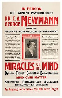 NEWMANN, C.A. GEORGE. Dr. C.A. George Newmann. Miracles of the Mind.