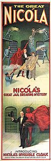 NICOLA, WILL. (WILLIAM MOZART NICOL). Nicola. Great Jail Breaking Mystery.