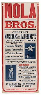 NOLA BROS. Greatest Magicians and Illusionists of Modern Times.