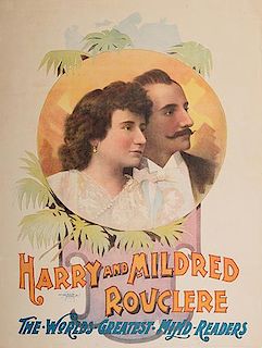 ROUCLERE, HARRY AND MILDRED. Harry and Mildred Rouclere. The World’s Greatest Mind Readers.