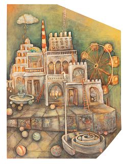 NATASHA TUROVSKY,  The Labyrinth, print on canvas