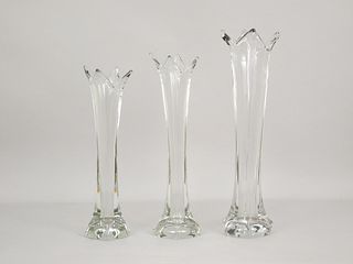 Set of (3) Rosenthal Studio-Line Tall vases.