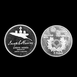 Two Sterling Silver Coins