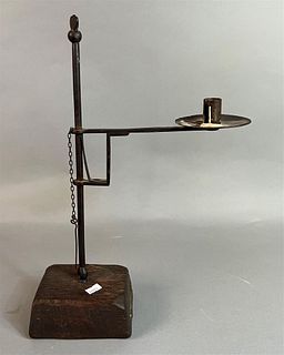 18th c Adjustable Arm Candle Holder