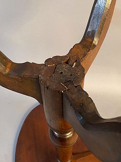 Early Oval Top Candle Stand