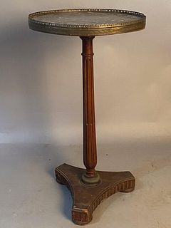 Vintage Marble Top Candle Stand