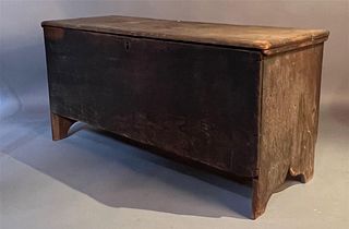 Six Board Blanket Chest with Old Surface