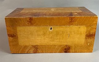 19th c Paint Decorated Document Box