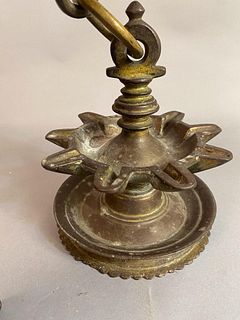 Antique Bronze Indian Hindu or Islamic Diya? Oil Lamp