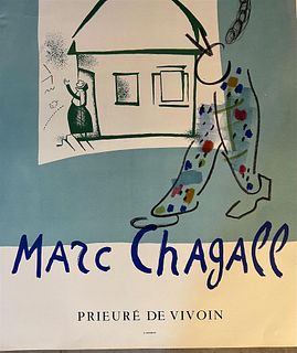 Marc Chagall Prieure de Vivoin Poster