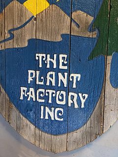 Vintage The Plant Factory Sign