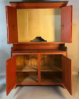Bench Made Reproduction Step Back Cupboard