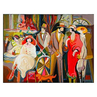 Isaac Maimon, "Charming Encounters" Limited Edition Serigraph, Numbered and Hand Signed with Letter of Authenticity.