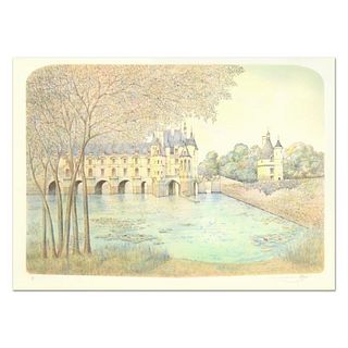 Rolf Rafflewski, "Chateau VI" Limited Edition Lithograph, Numbered and Hand Signed.