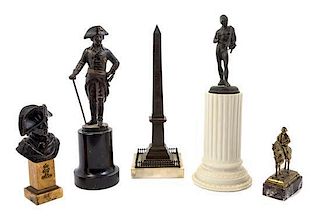 A Collection of Napoleonic and Grand Tour Articles, Height of tallest 8 inches.