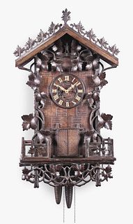 Black Forest Trumpeter clock