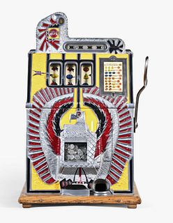 Mills Novelty Co. War Eagle dime playing slot machine