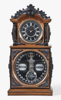 Ithaca Calendar Clock Co. Parlor 3 1/2 shelf clock