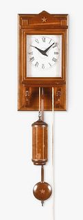 Charles Alvah Smith hanging wood movement clock