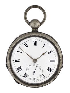 An early 19th century pocket chronometer movement with Arnold spring detent signed Scott & Son