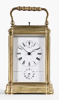 A good 19th century grand sonnerie carriage clock by Auguste Pointaux