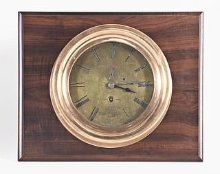 Crosby steam gauge engine room clock