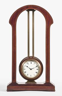 French gravity mantel clock