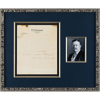 Theodore Roosevelt Typed Letter Signed on Jewish Equality