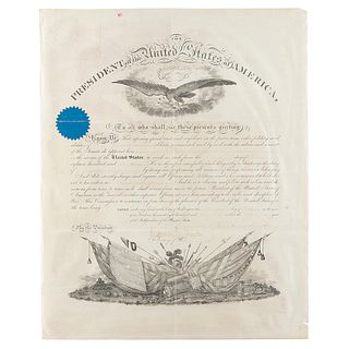 Abraham Lincoln Document Signed as President for Civil War Hospital Chaplain