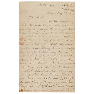 Gettysburg: Letter from the Battlefield