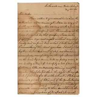 Battle of Chancellorsville: Confederate Soldier&#39;s Letter
