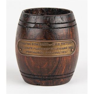 Horatio Nelson: HMS Victory Wooden Artifact