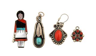 Assorted Group of Native American Jewelry Pieces
