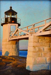 Peter Poskas-Lighthouse Painting