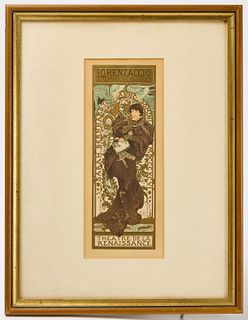 Alphonse Mucha - Lorenzaccio Print