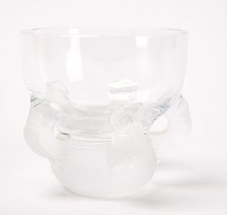 Lalique Hiboux Crystal Bowl