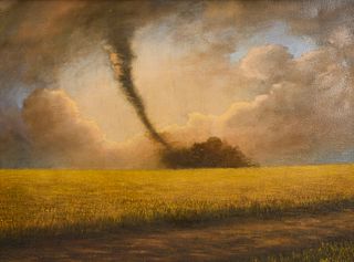 David Mah - Landscape with Tornado