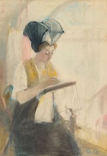 Cornelia Greenough - Pastel Portrait