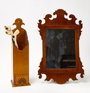 Eldred Wheeler Pipebox, Stand, and Tiger Mirror