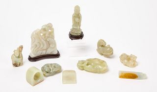 Ten Pieces of Old Chinese Jade