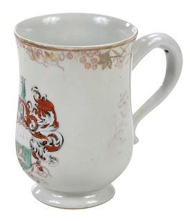 Chinese Export Porcelain Armorial Mug, Collins