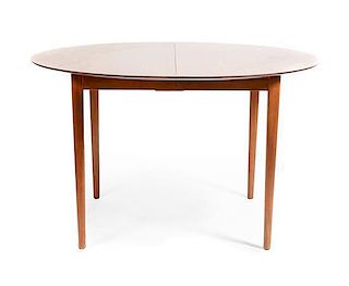 A Glenn of California Extension Table, Height 29 x width 48 inches (closed).