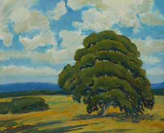 Arthur Hill Gilbert (1894-1970), Landscape, Oil on canvas, 16" H x 20" W