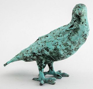 Ilana Goor Standing Dove Bronze Sculpture