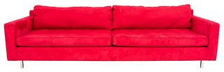 Mitchell Gold + Bob Williams 'Hunter' Red Sofa