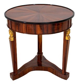 Empire Style Neoclassical Gueridon Table