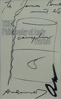 WARHOL, Andy. "The Philosophy of Andy Warhol".